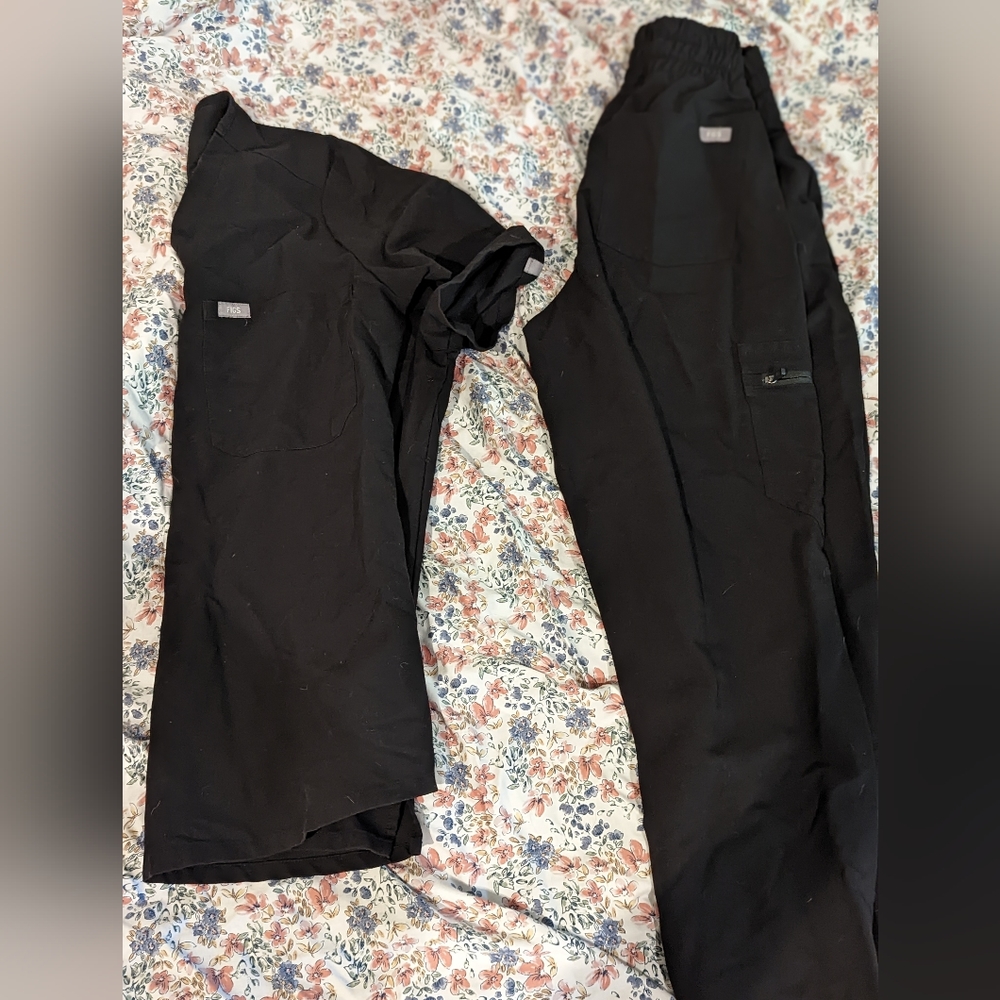 Figs Black Scrubs